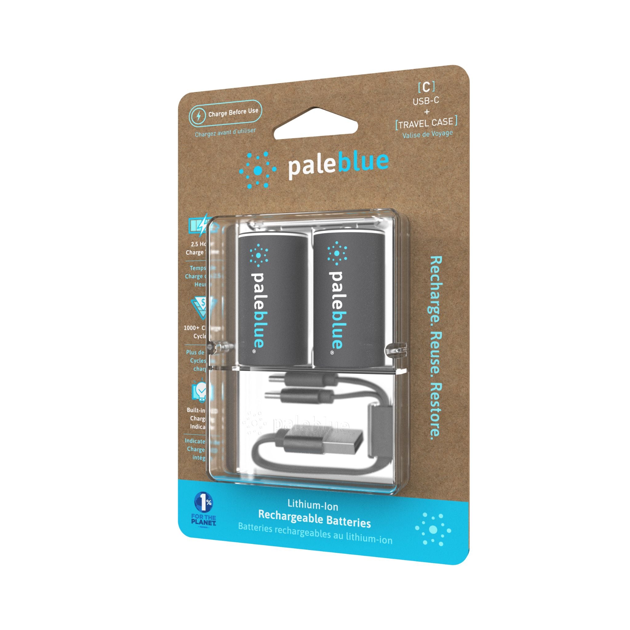 C USB-C Rechargeable Smart Batteries